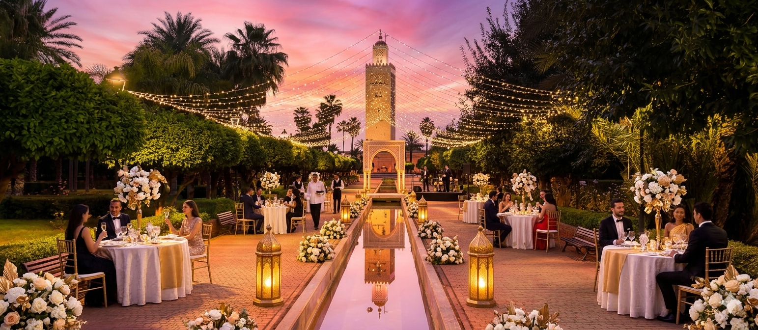 Desert wedding venue Agafay Marrakech