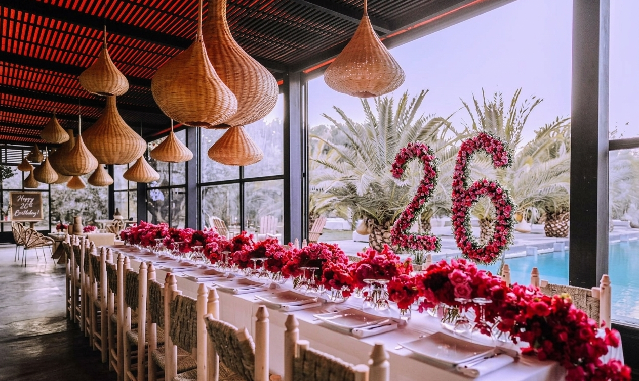 Private birthday celebration in Marrakech
